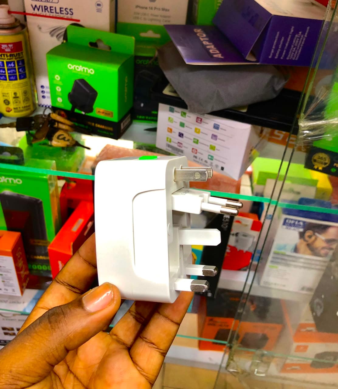 Universal All-in-One Travel Adapter | Multi-Country Plug | USB Charging | Worldwide Compatibility